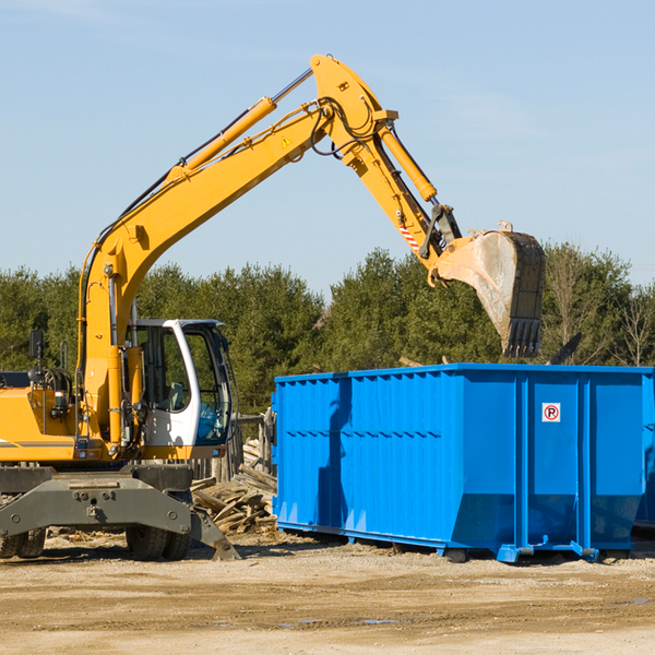 what are the rental fees for a residential dumpster in Sunrise